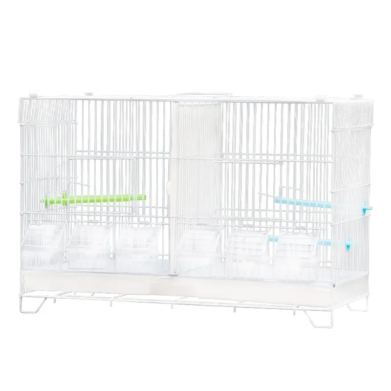 High Quality Parrot Bird Breeding Cage Steel Pet Breeding Bird Parrot Pigeon Cage with Two Space