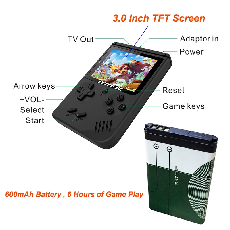 Free Play Mini Game Experience  Necessary for Friend Party Handheld Game Player Consoles EMAG