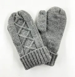 Lovely rabbit Kids Toddler Magic Winter Flip Mitten Gloves Child Kid Knitted Convertible Flip Top Fingerless Gloves Mittens