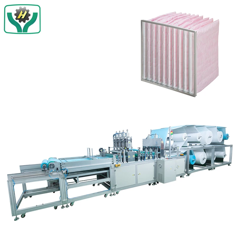 air filter making machine bag HVAC System Synthetic Fiber Air Filter Pocket Making Machine