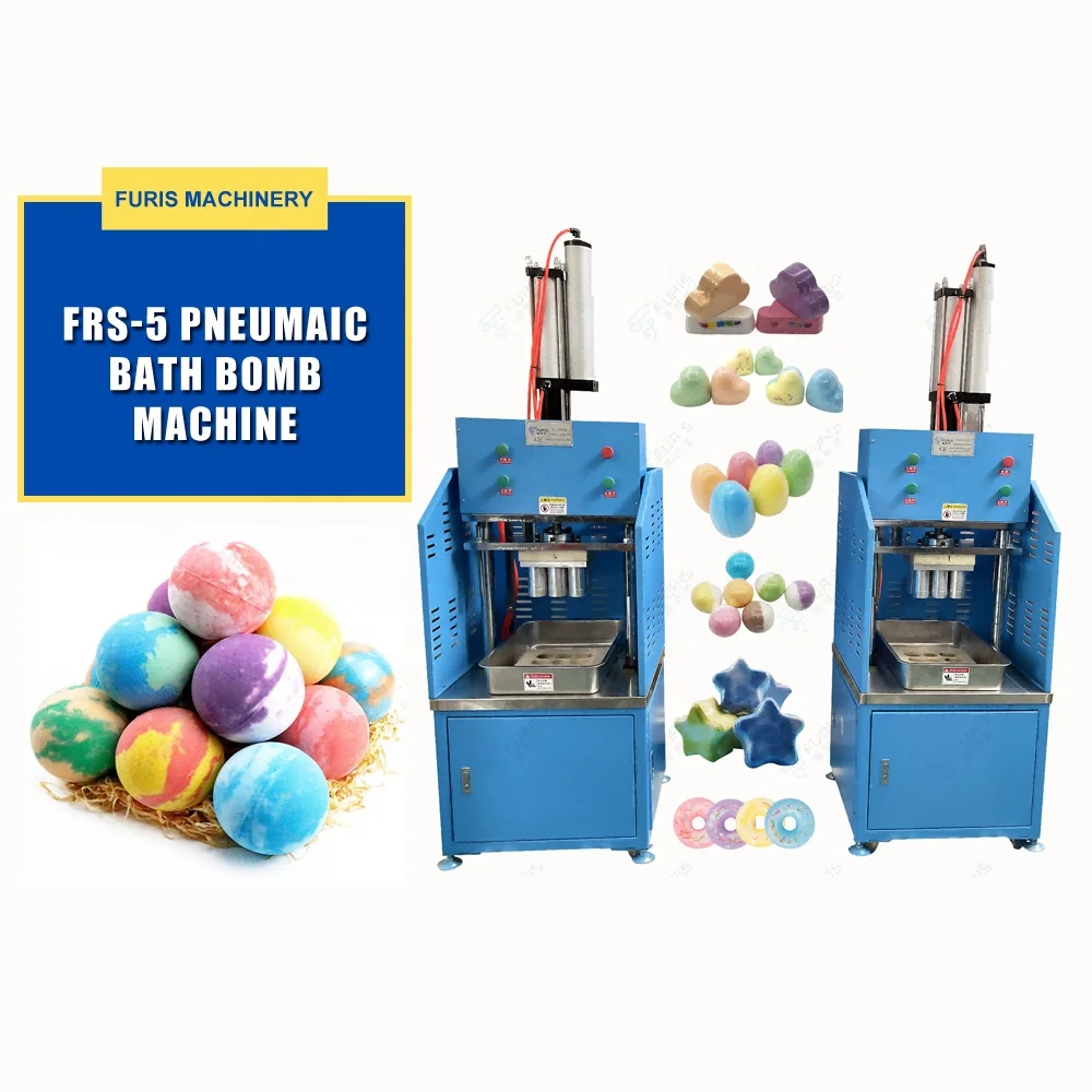 Custom-made Pneumatic Semi-auto Hand Bath Bomb Makers Salt Ball Bath Soap Making Machine Press Form Equipment For Sale Near Me
