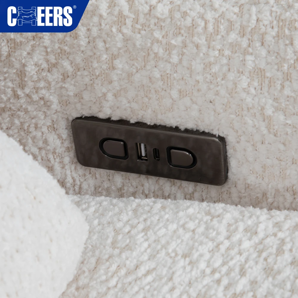 MANWAH CHEERS New Large Home Furniture Living Room Sofa Recliner Sets Sectional Corner Modular Sofa Living Room L Shape Couch