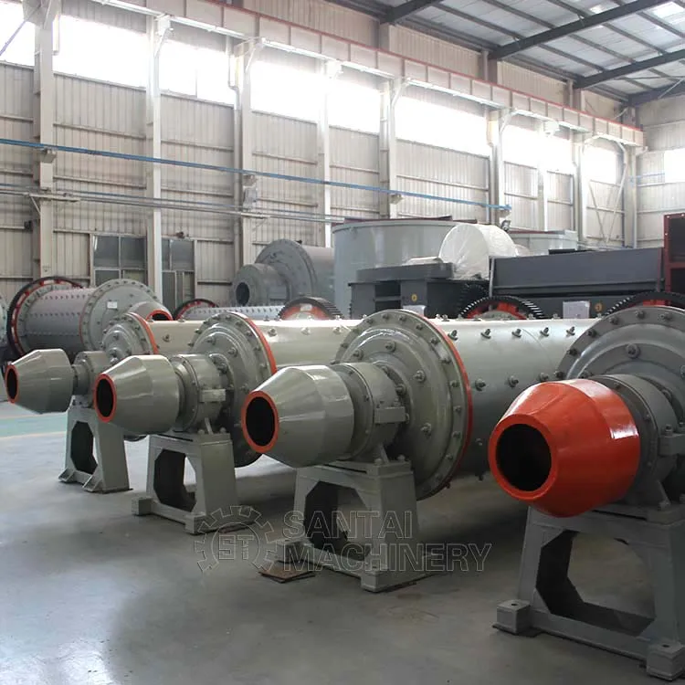 Small Horizontal Grinding Mill 2 Tons/Hour Industrial Ball Mill For Gold Mining