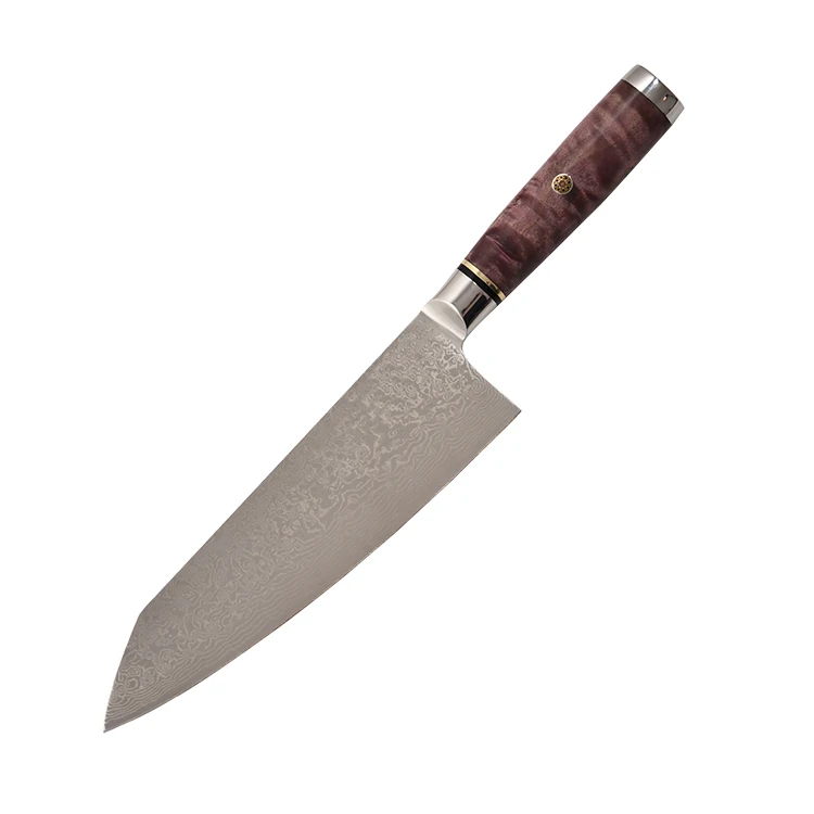 Завод Yangjiang профессиональный 8 дюймов AUS10 стальной кухонный нож для резки мяса шеф-повара