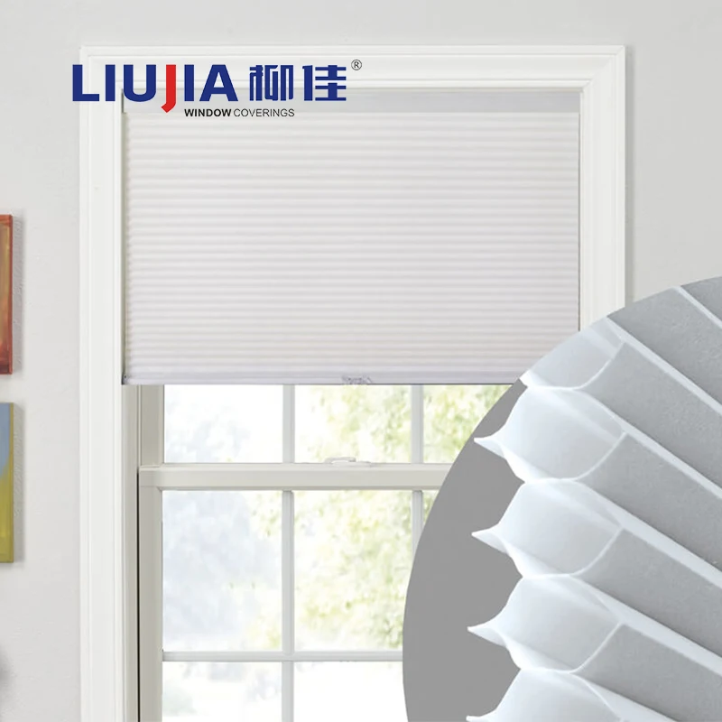 Customized High Quality Soundproof Easy Installation Cordless Blackout Honeycomb Cellular Shades Blinds
