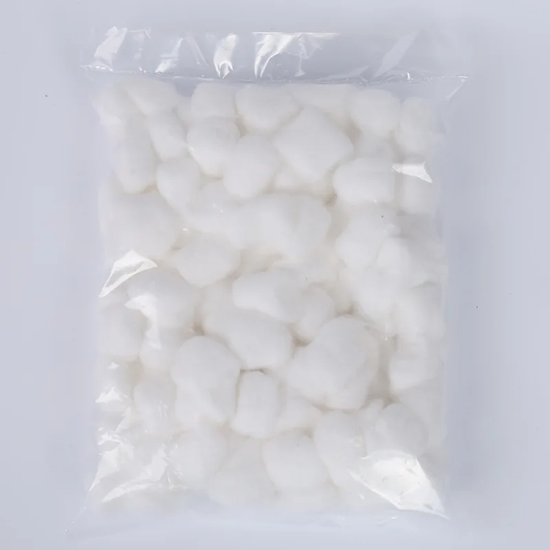 High Quality 100% Cotton Degreasing Cotton Balls Disposable Medical Cotton Balls for Absorbent Use in Hospitals Dental Clinics
