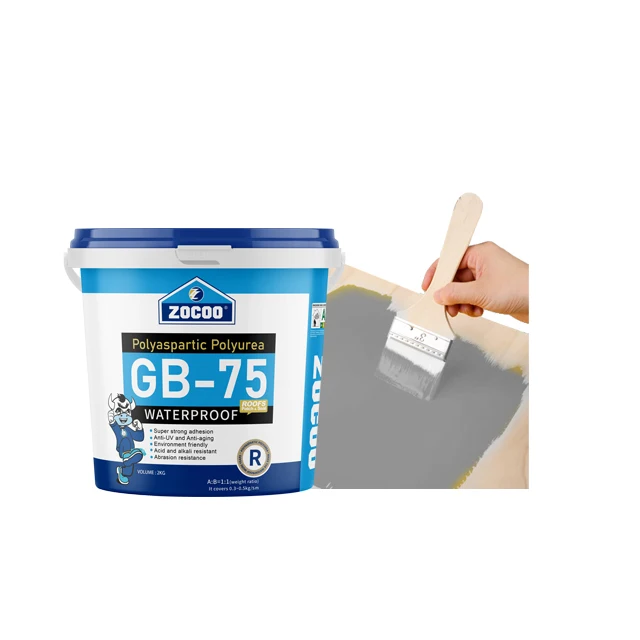 Stylish Colors Cost-effective Polyaspartic Coatings Breathable Waterproofing Materials for Floor