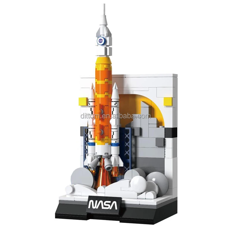 CaDA C56041W-C56046W NASA Official License Science Space Series Bricks DIY Assembly Outer Space Education Building Blocks Toys