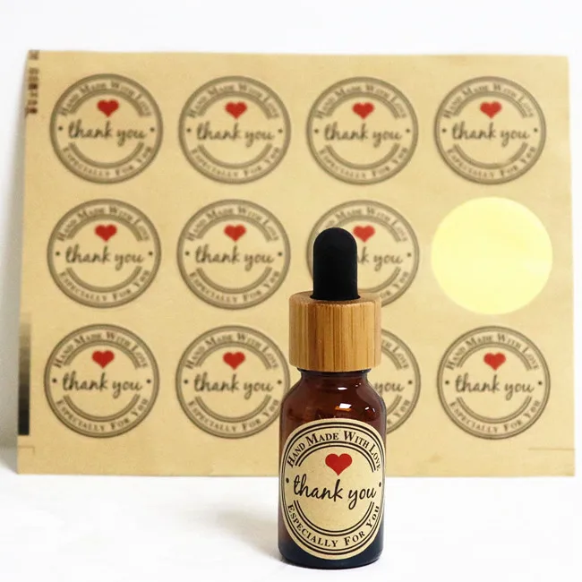 Custom cosmetics private label packaging labels cosmetic bottle waterproof round print label stickers