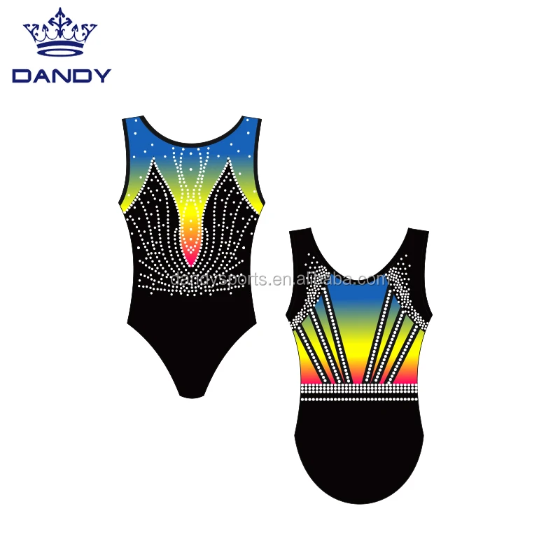 Новейший дизайн, женский комбинезон с блестками, заводская цена, гимнастические трико