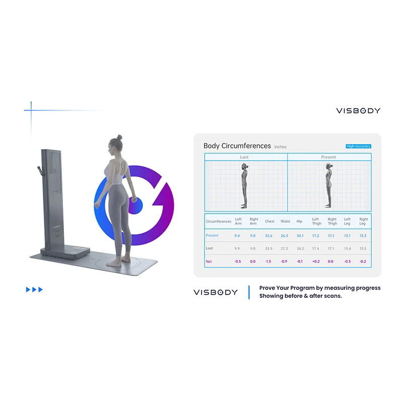 Visbody 3D Body Composition Analyzer Visbody Body 3D Scanner Fitness Club Health Body Fat Analyzer