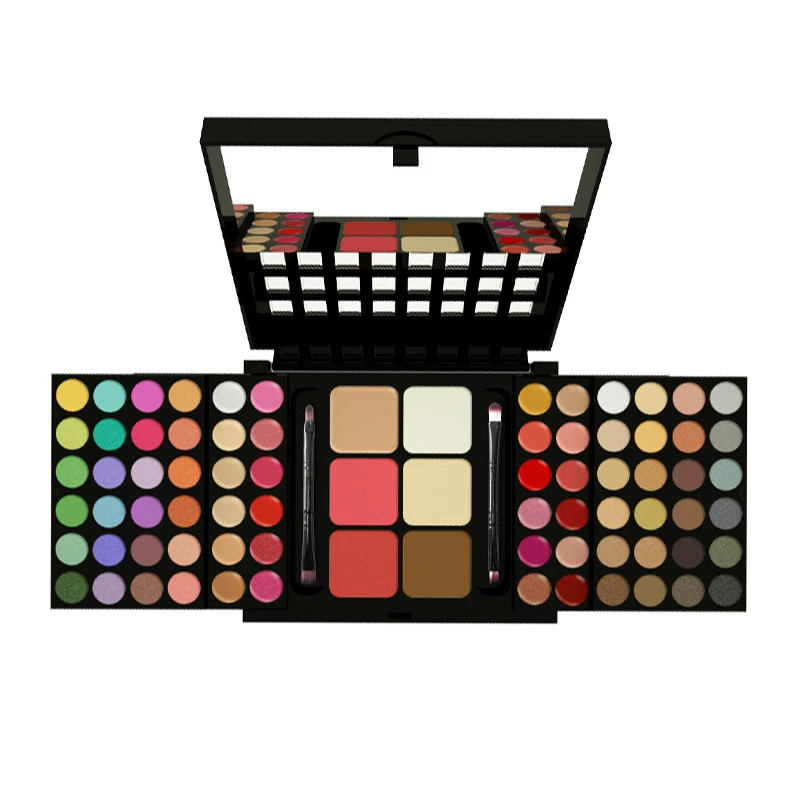 Hot selling 78 colors MYG  Makeup Kit  Eye shadow  Set 18 Color Lipstick Blush Contouring Powder Makeup Set