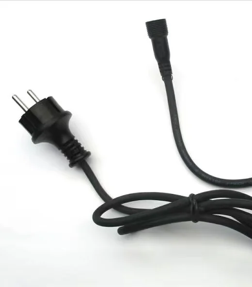 Настройка ЕС, Великобритания, США, швейцарский шнур питания и штепсельная вилка, резиновый/ПВХ кабель, шнур питания для рождественских огней и веревочного освещения