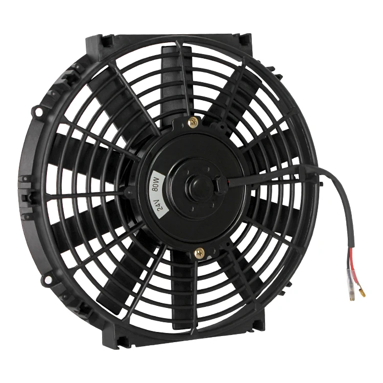 Vehicle Electric 12V 10 Inch 12 Inch Dc Auto Universal Slim Universal Condenser Radiator Cooling Fan Assy For Car Bus Truck
