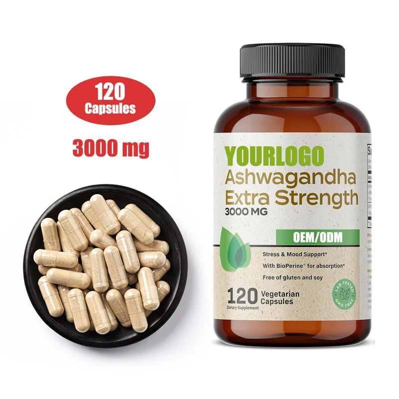 Factory Direct Sale ashwagandha capsules ksm-66  supplements