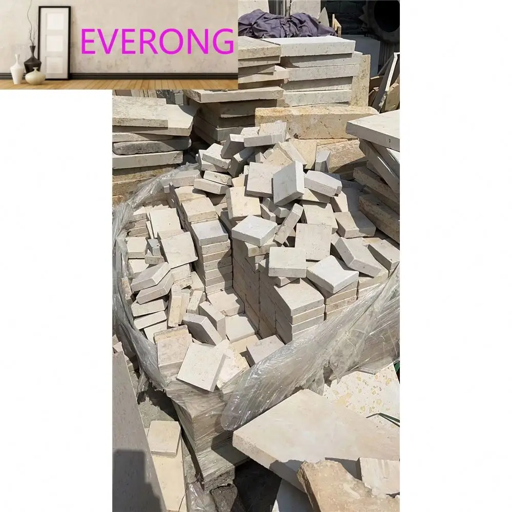 Chinese Roman beige limestone paving