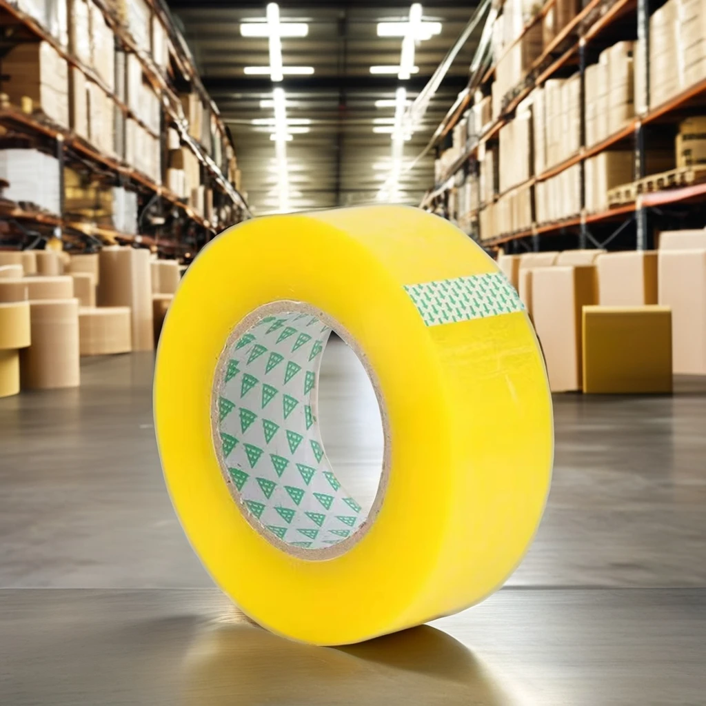 Waterproof 500m Box Packing Sealing OPP Single Sided Pressure Sensitive Hot Melt BOPP Adhesive Tape for Carton Sealing