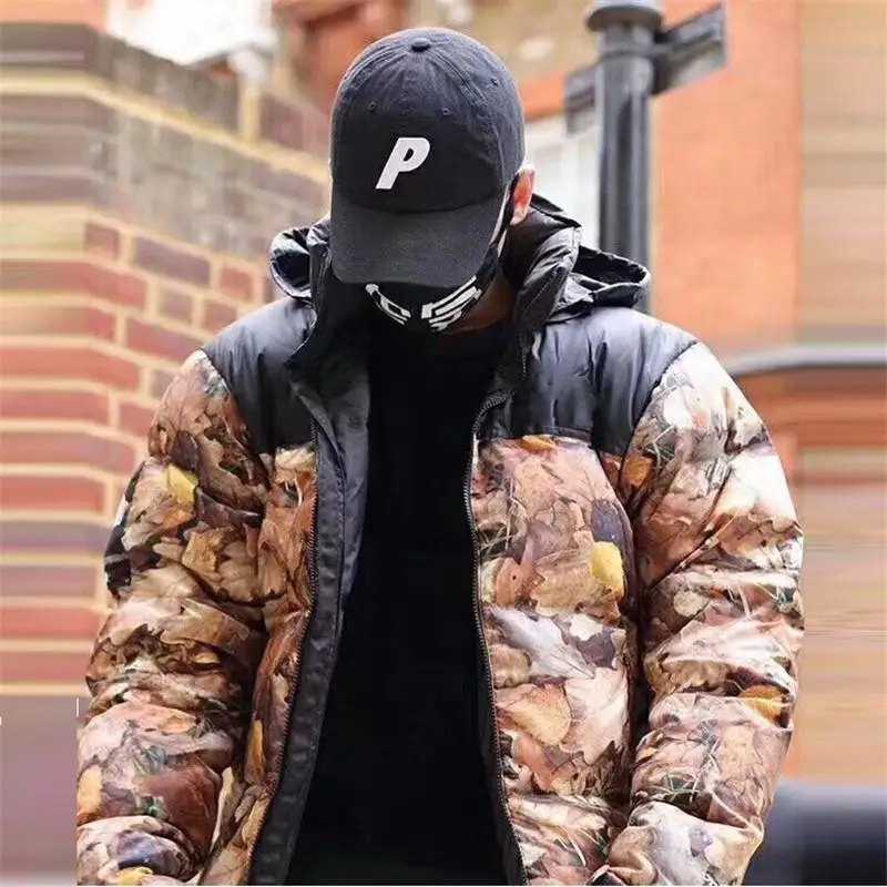 Designer Jacket Winter Warm Windproof Down Jacket Shiny Matte Material S-5XL