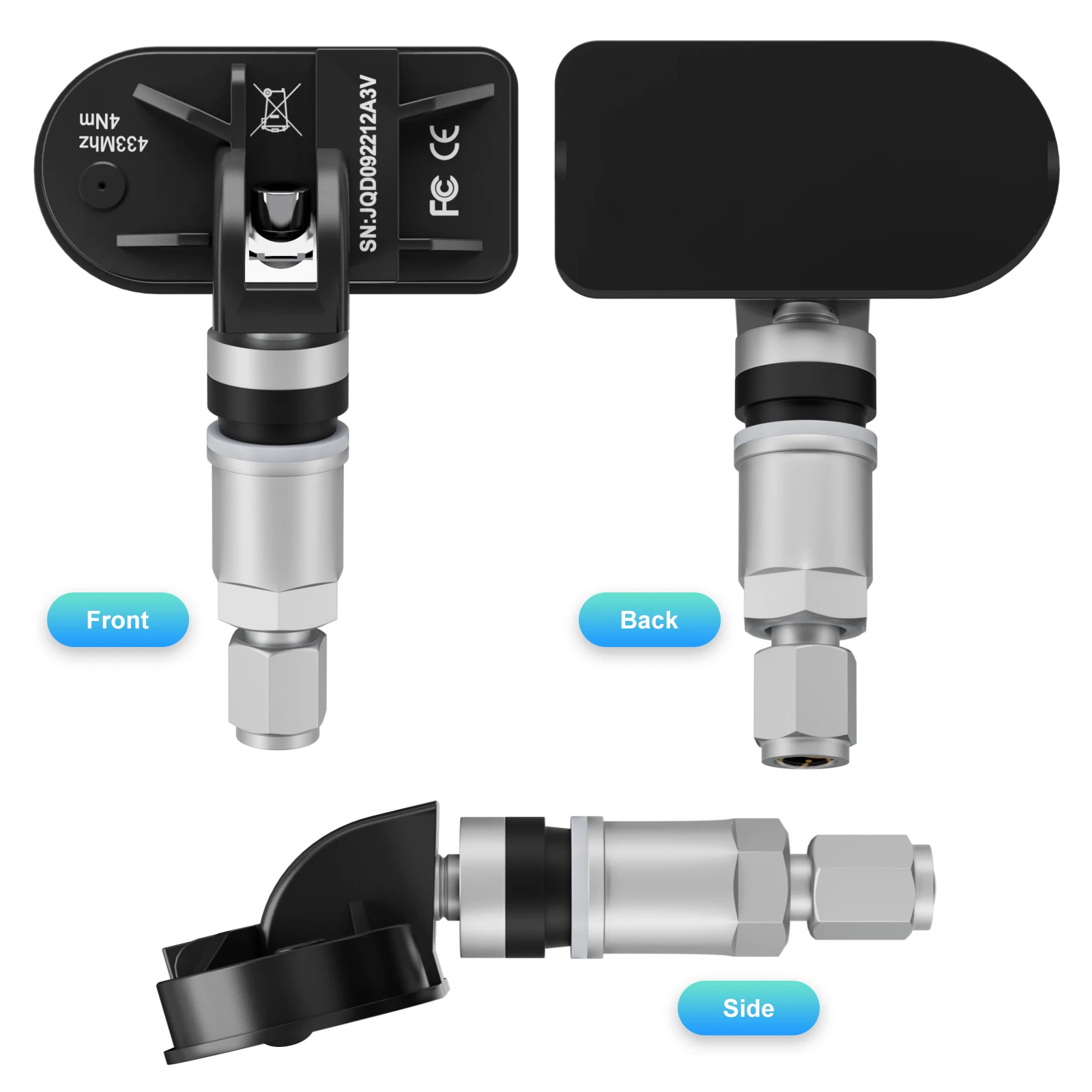 Car TPMS tire pressure gauge internal sensor Android head unit USB TPMS 116 psi Android TPMS tire pressure monitoring system