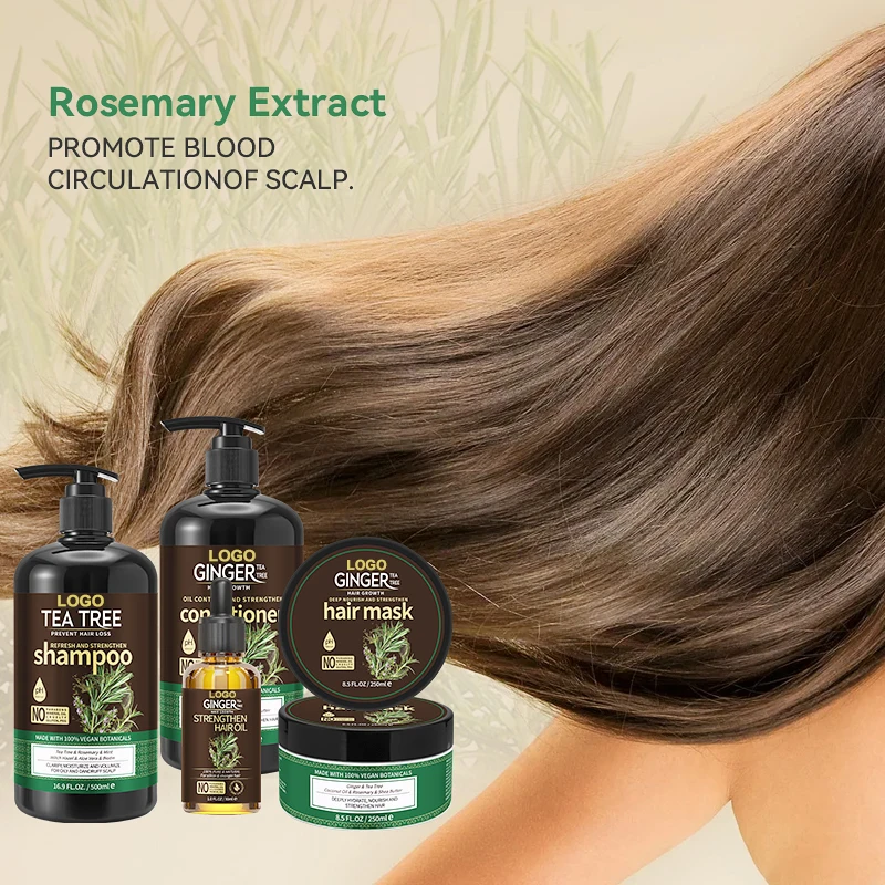Customized Anti Dandruff Shampoo Organic Tea Tree Keratin Anti Hair Loss Sulfate Free Shampoo And Conditioner