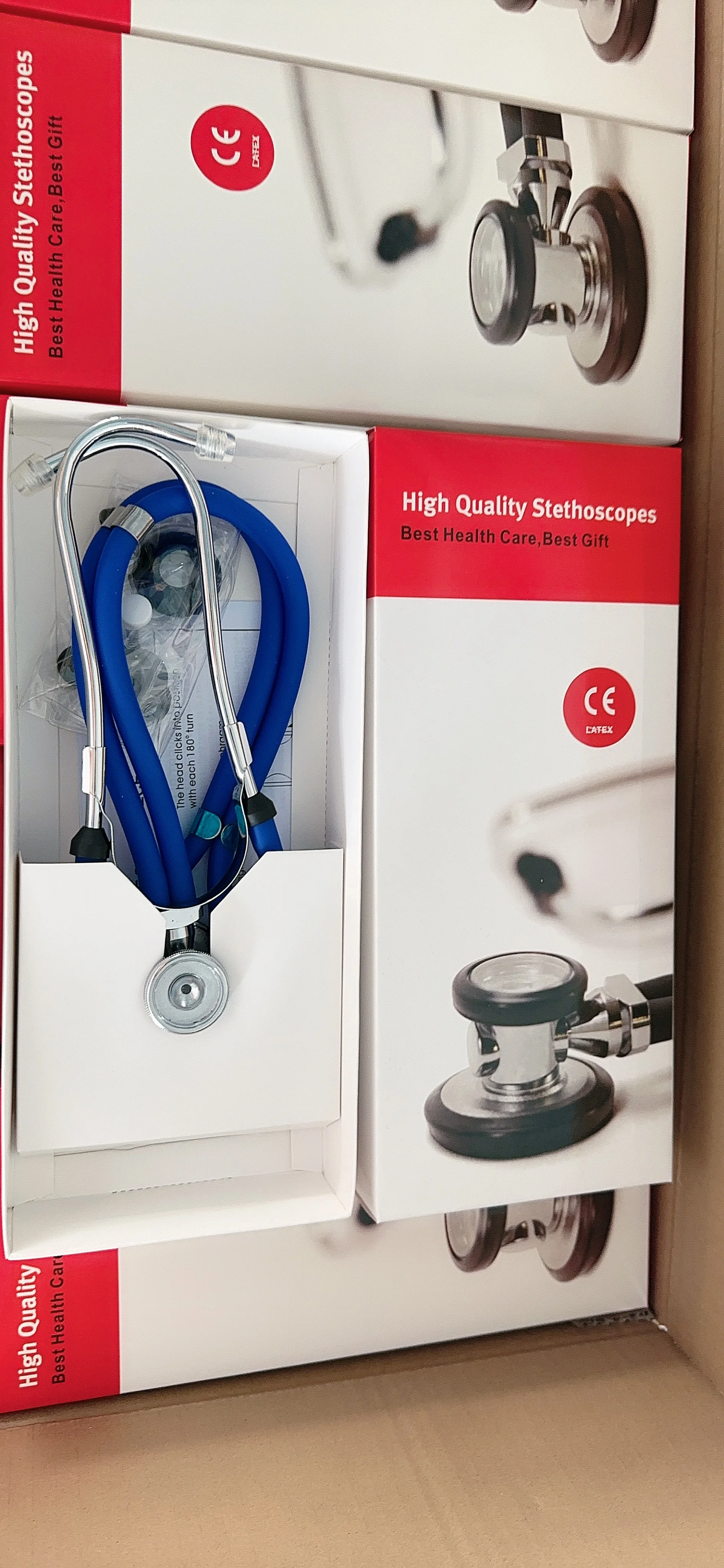 Discount Price General Assay Stetoscopio Aluminum Alloy Single Double Head Stethoscope Medical Diagnosis Colour Stethoscope