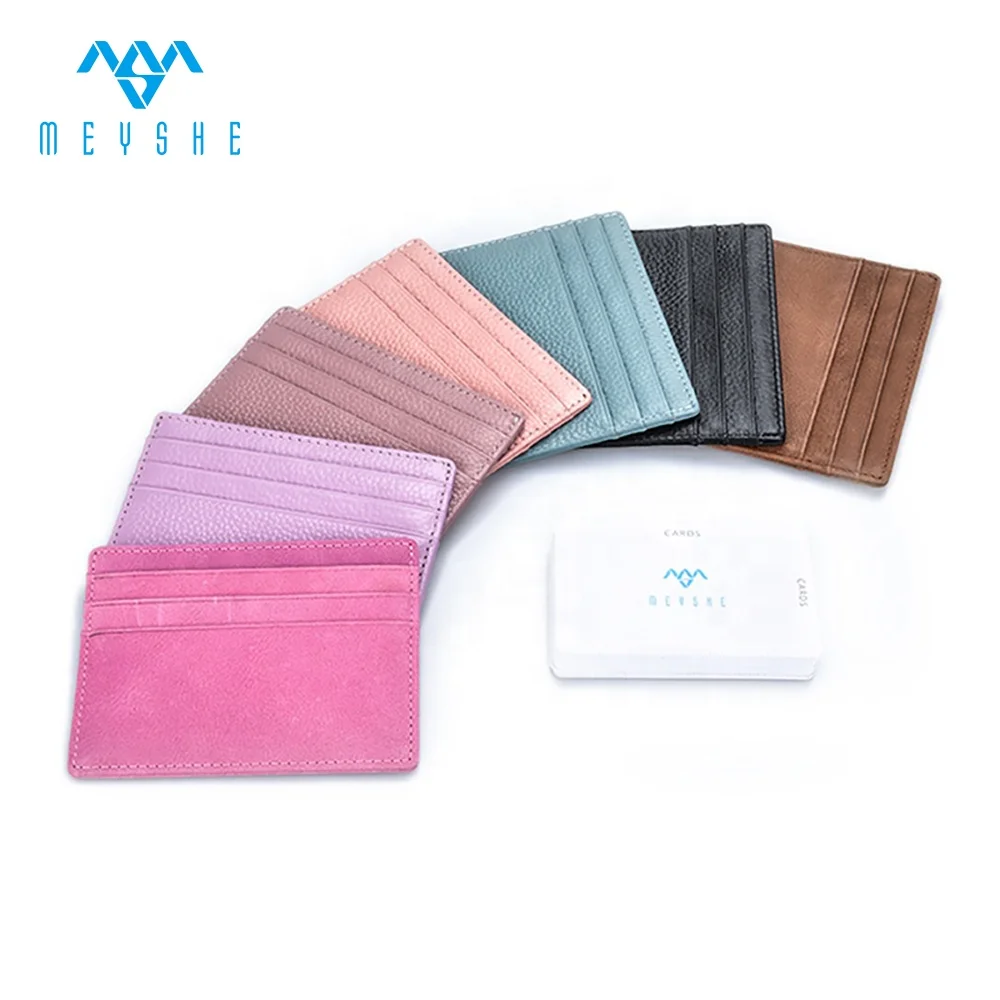 NEW Hot sale top genuine leather rfid blocking vip hotel card holder for women