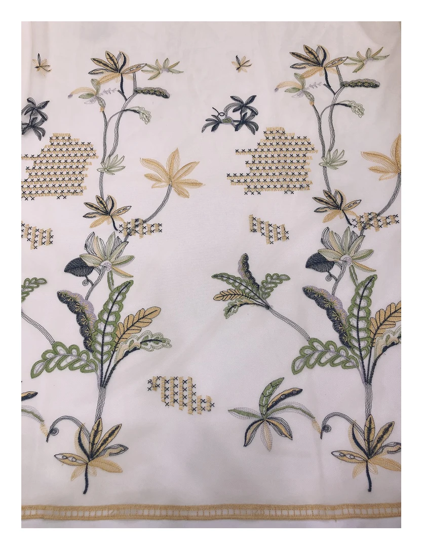 Manufacture colorful embroidery lace special stitching way big garment factory choice designer love pattern