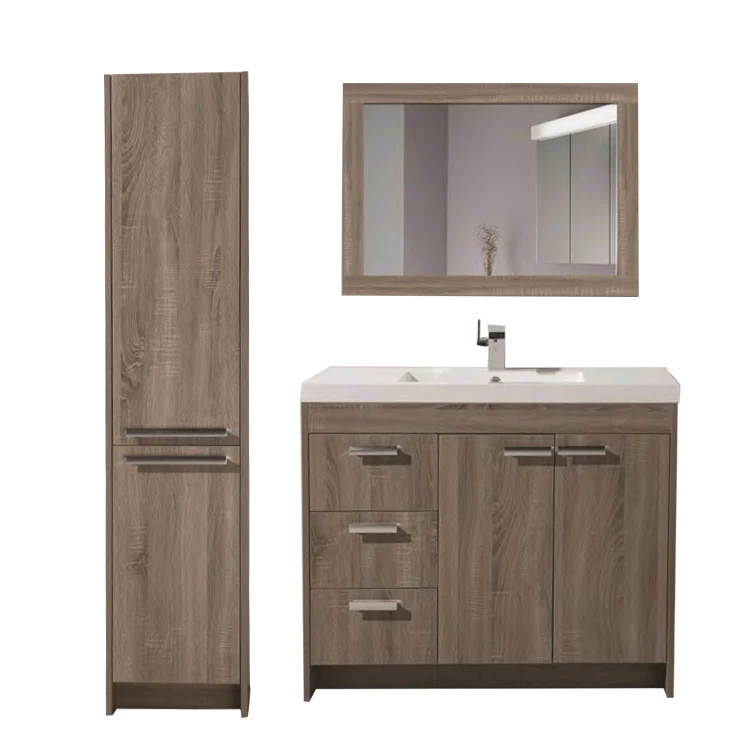 
Custom toe tick cabinet bespoke melamine vanity with aluminium alloy handles cabinet 