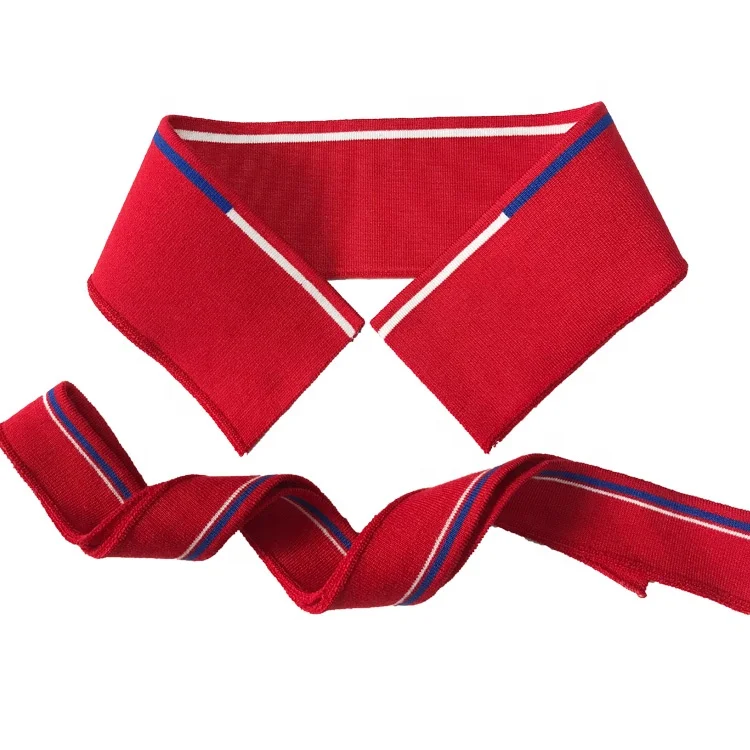 
1*1 Cotton Knitted Cuff Elastic T Shirt Collar Rib 