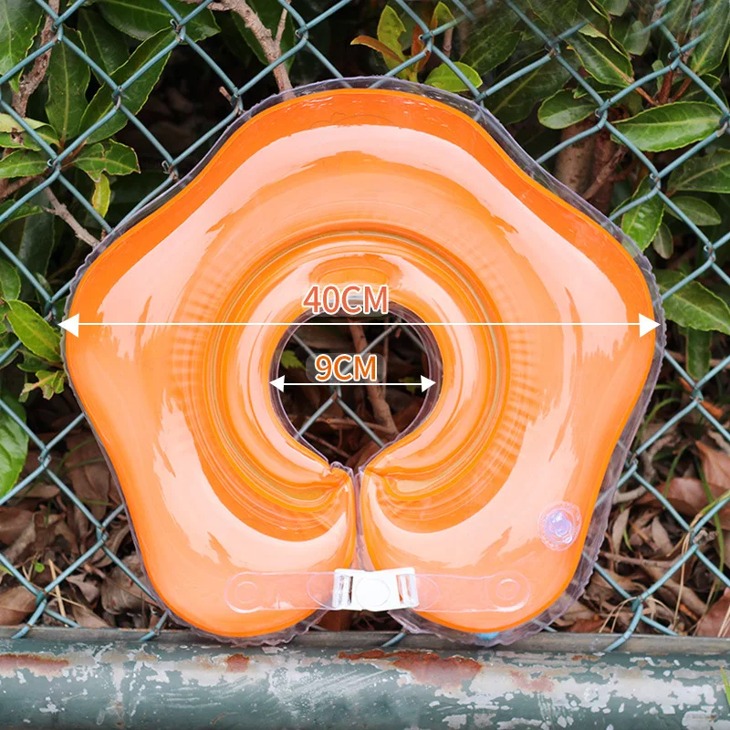 Customized PVC baby spa swim ring  pool float collar water toy inflatable infant swim float neck ring baby swimming ring