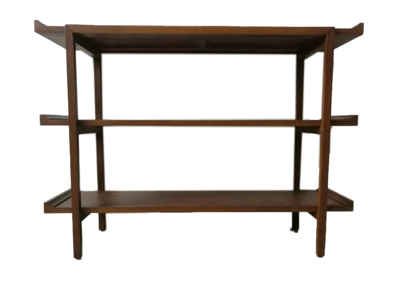 Multifunctional Storage Shelf Rack - Rustic Bookcase with Metal Frame Perfect for Adding Vintage Practicality to Your Home Decor