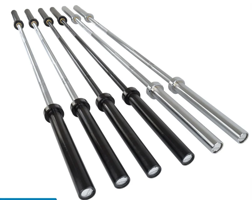 45 lb 1.2m Power Bar Barbell Black/red/pink/green Rated 1500 lbs for Power lifting Deadlift Squat Bench Bar