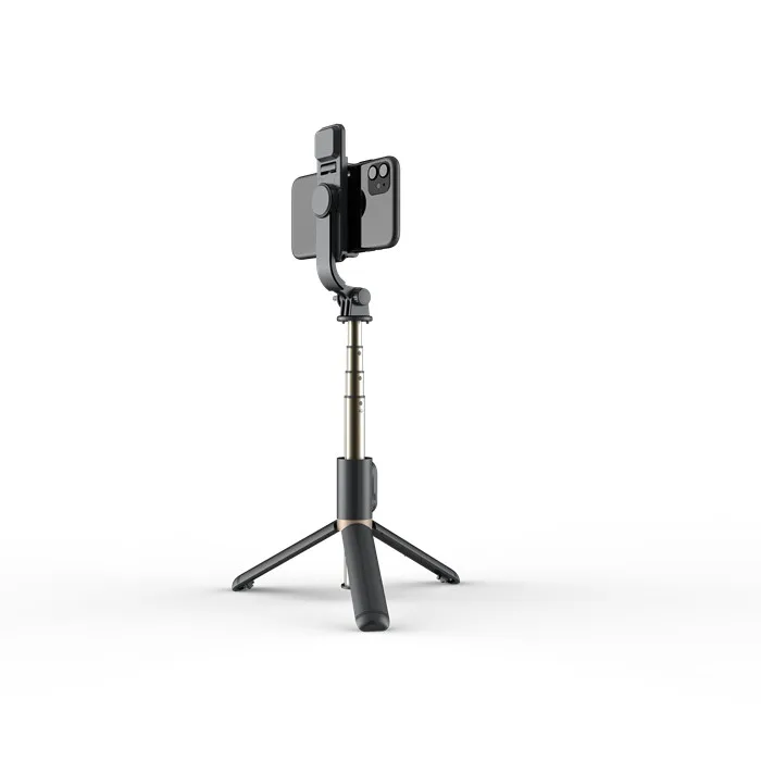 Q03s led light tripod stand selfie stick with wireless remote light