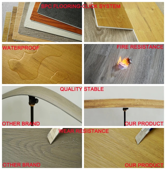 2022  Hot Sale And Quality  Household Fireproof Plastic  Loose Lay Vinyl Plank Flooring