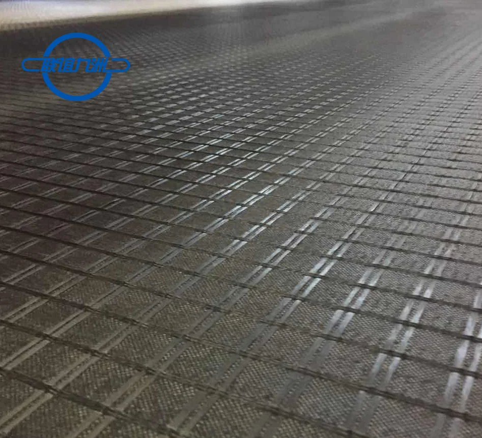 PET Geogrid Biaxial Uniaxial polyester Geogrid For  Road High Strength Biaxial Fiberglass Plastic  Warp knitted polyester geogri