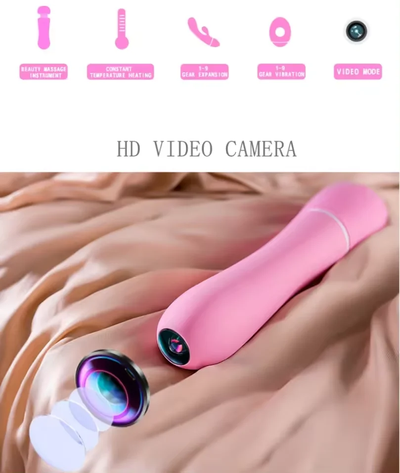Luxurious Vibrator with Cameras 9 Speed Vibrations Phone APP Sex Toys for Woman Female Vagina Massager Vibrator Machine