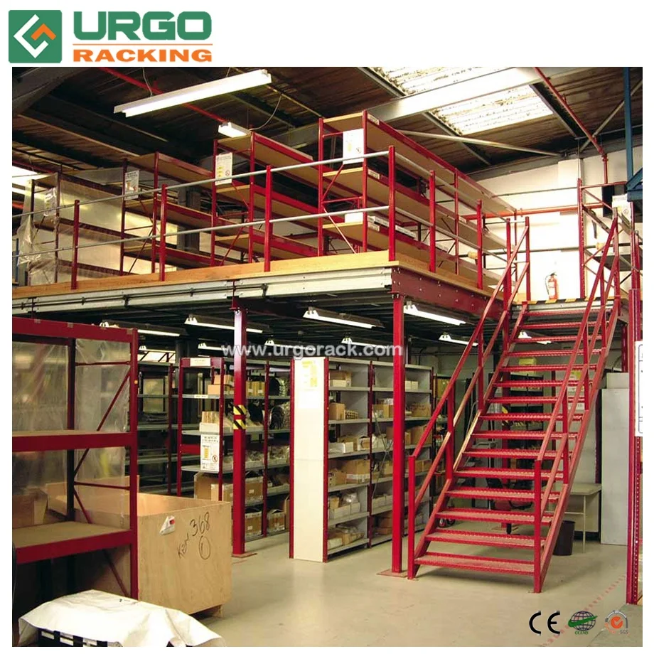 URGO Hot Sell High Density Heavy Duty Warehouse Mezzanine Racking