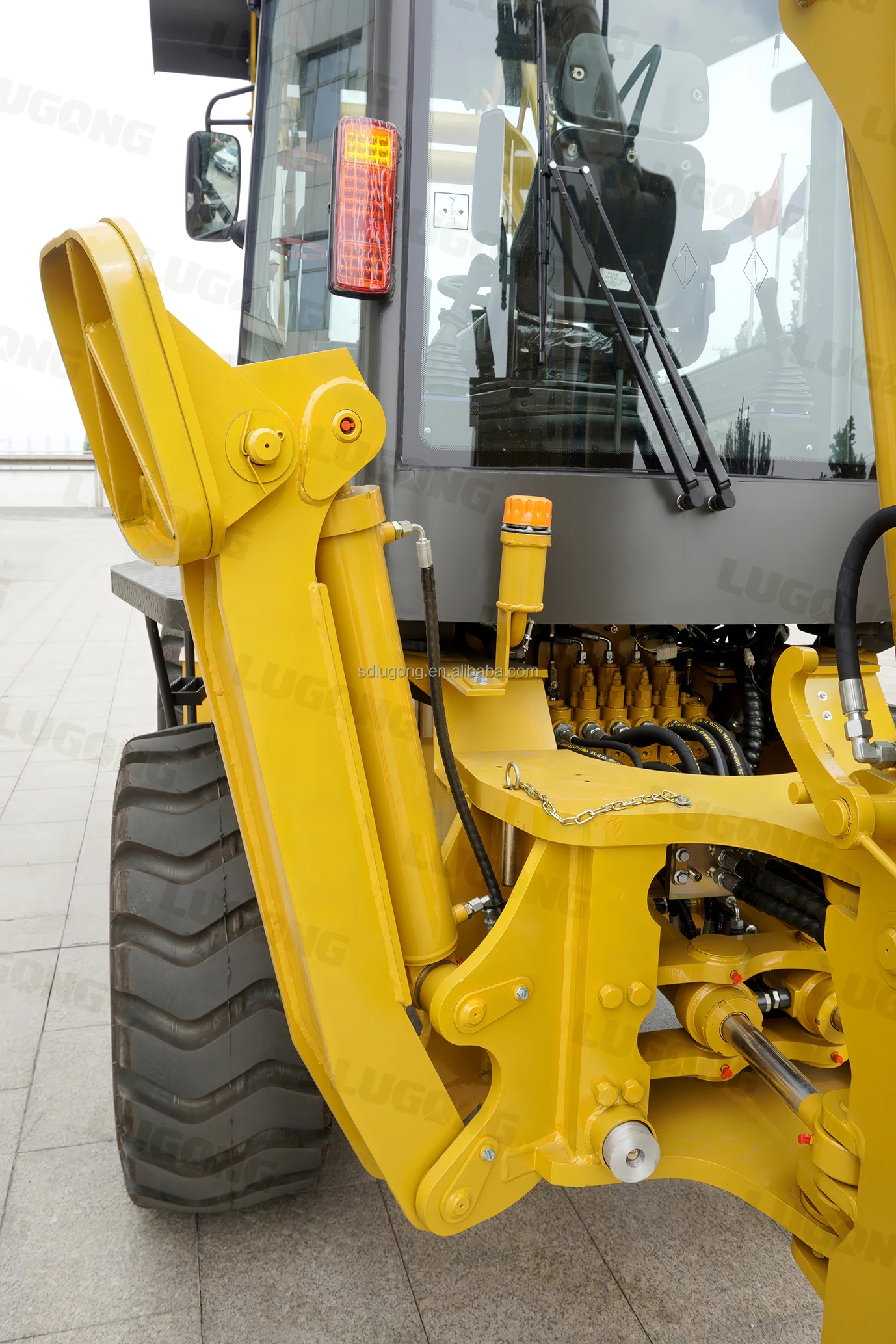 LUGONG LG30-25 Hot sale China price compact 4x4 chinese mini backhoe loader small articulated backhoe excavator wheel loader