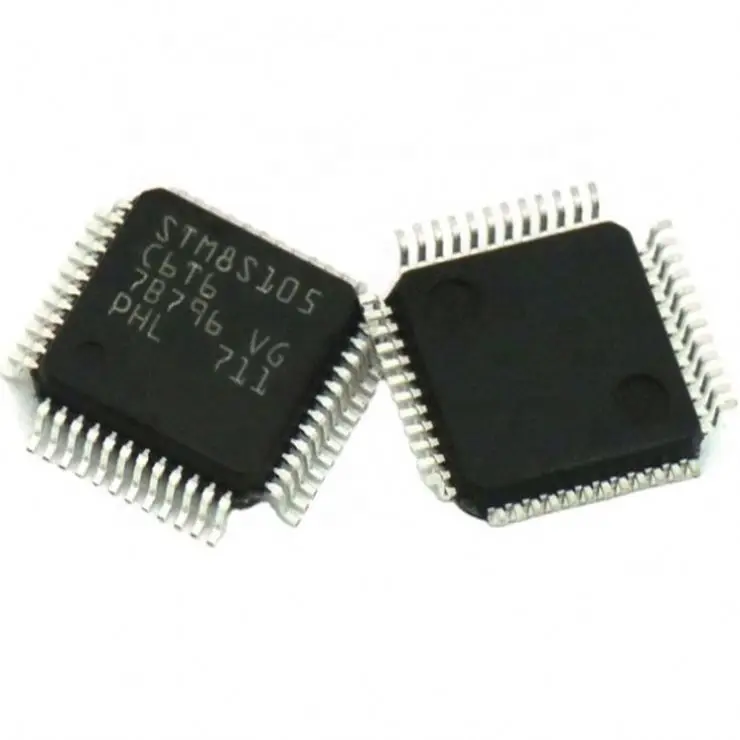 STM8S105C6T6 STM8S105 8S105C6T6 8S105 LQFP-48 8-bit Microcontroller 32K Flash Memory Chip STM8S105C6T6