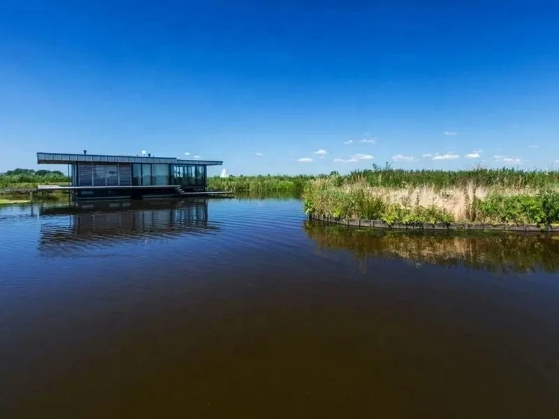 floating water container 39ft container house boat