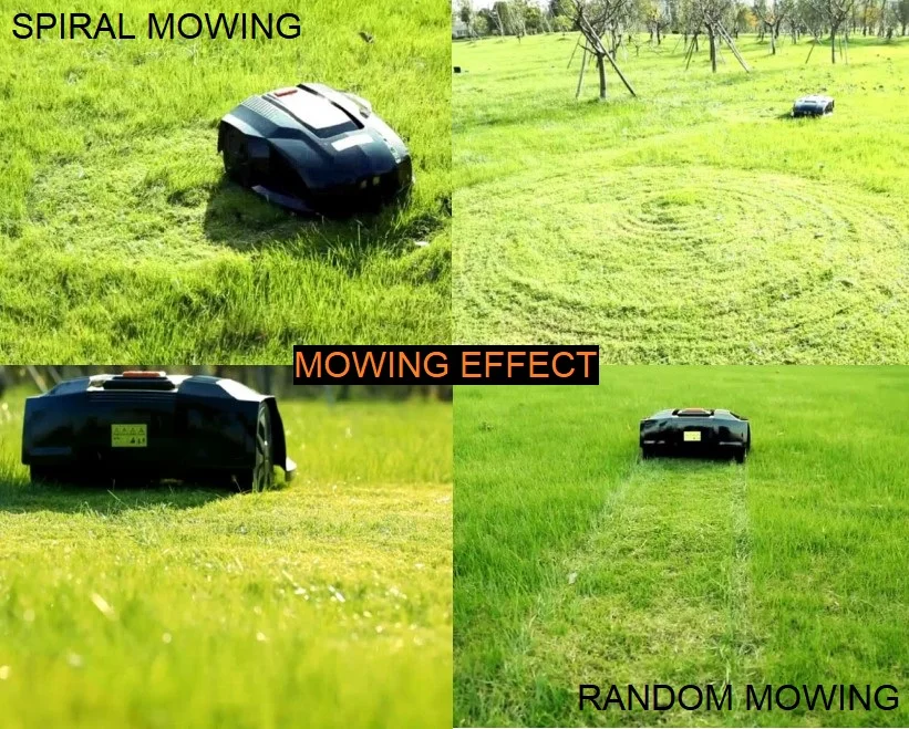 APP control IPX67 power supply optional battery capacity edge cutting robot mowers