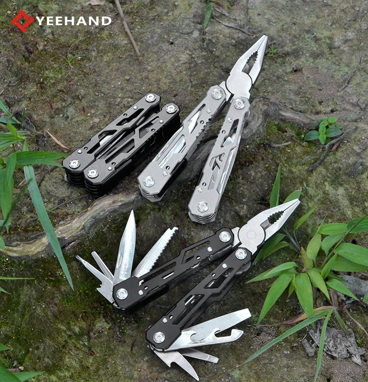 Factory wholesale 13 in 1 full locking multitool pliers mini tools portable outdoor foldable multitool pliers