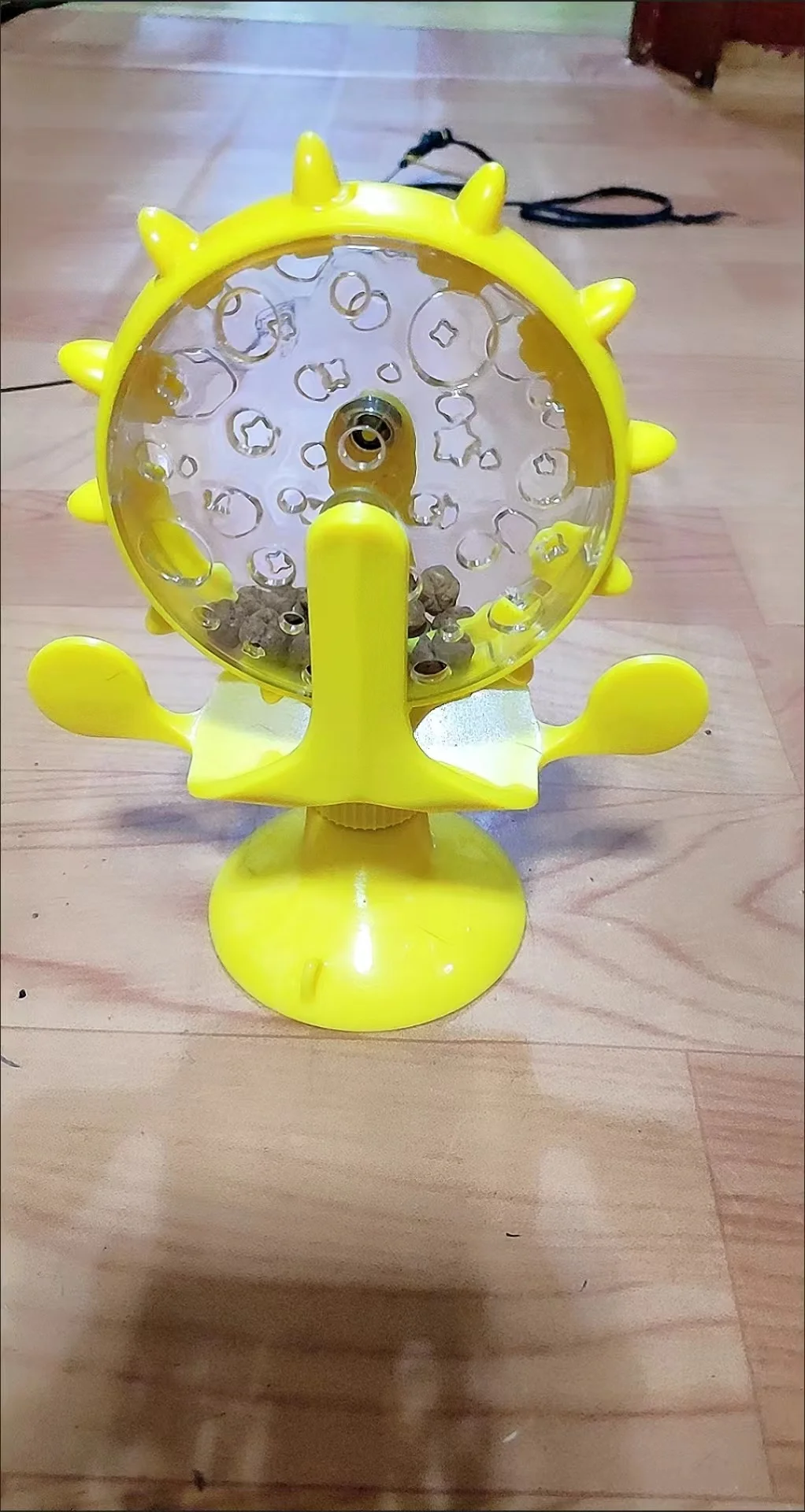 JC Funny Pet Toys Pet Dog Cat Feed Leak Windmill Spin Toy Pet Educational Toys