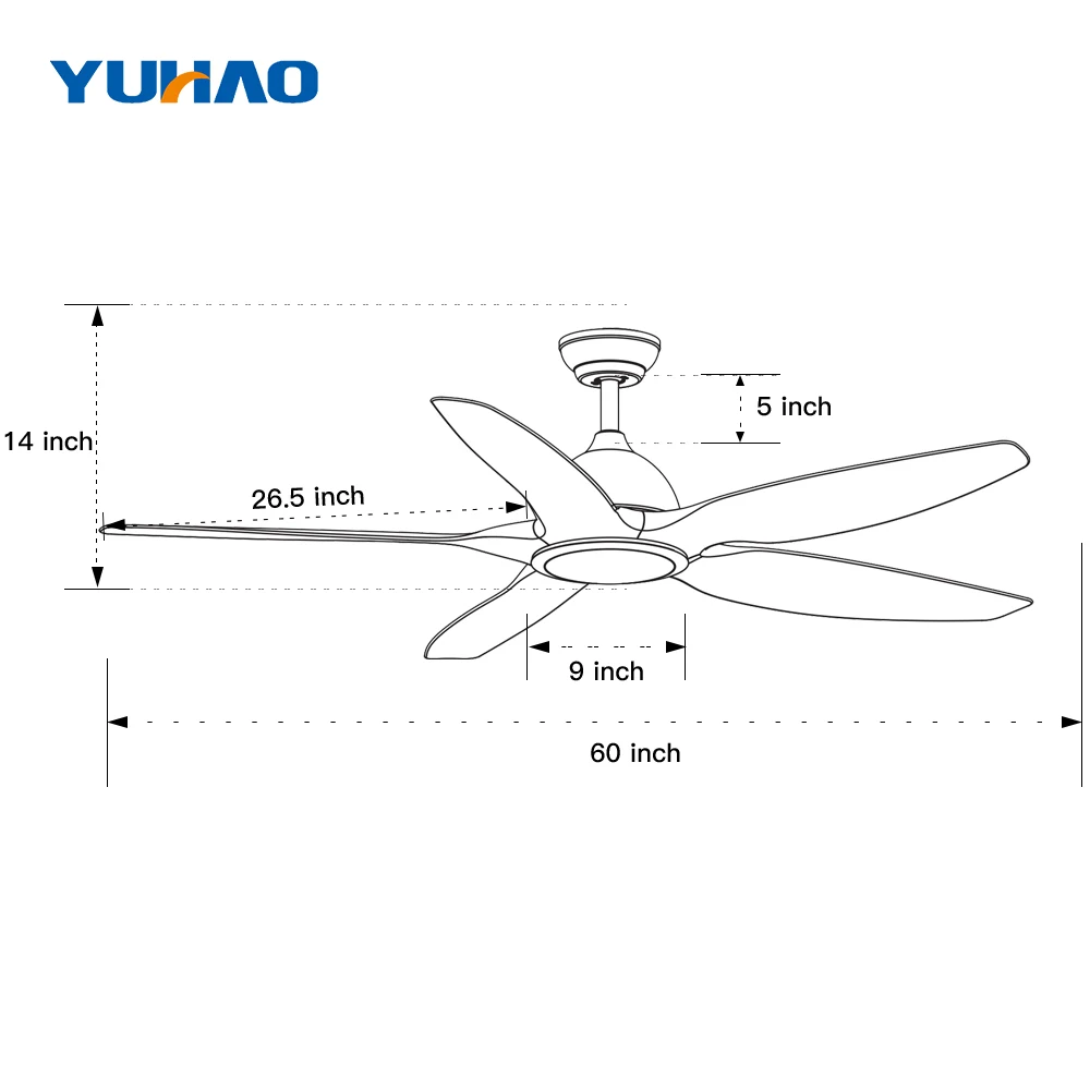 OEM ODM dc 120 В 24 Вт энергоэффективный внутренний свет abs blade декоративные светодиодные потолочные вентиляторы с подсветкой