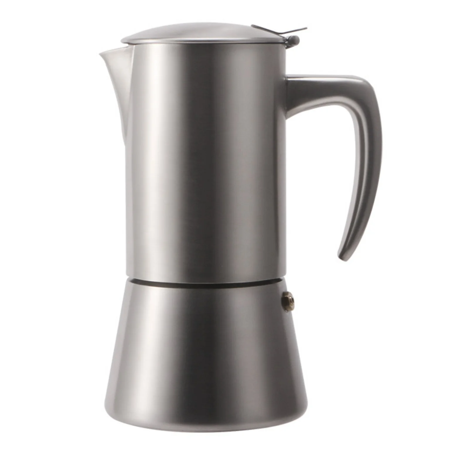 300ml Stainless Steel Espresso Coffee Kettle / Induction Hob Moka Pot