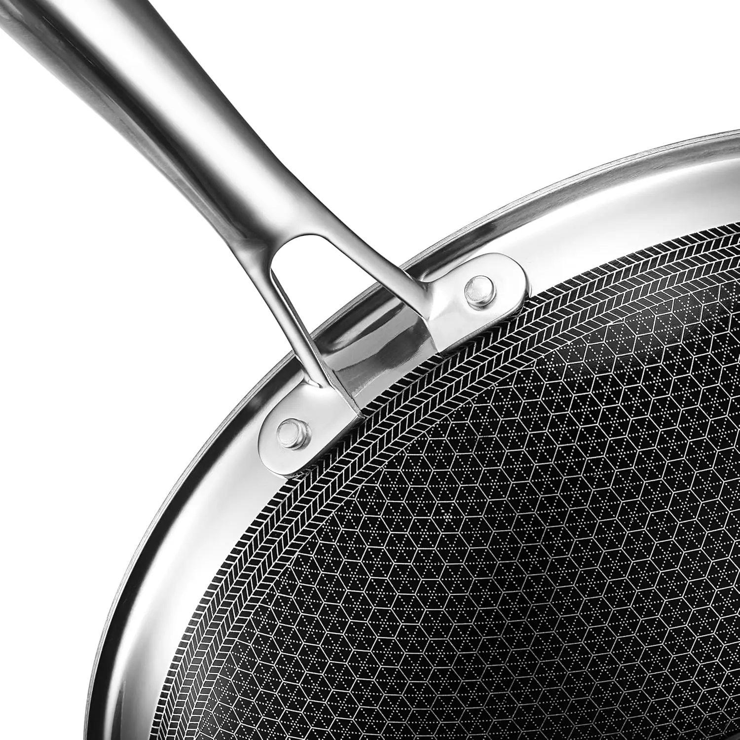 3-Piece Hybrid Cookware Bundle with 14-Inch Wok, 12-Inch Griddle & 10-Inch Frying Pan