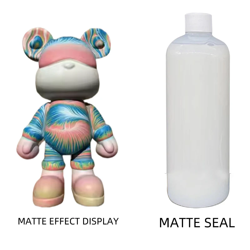 Fluid bear seal DIY painted gypsum doll varnish water-based bright oil clay bright oil soft clay protective layer