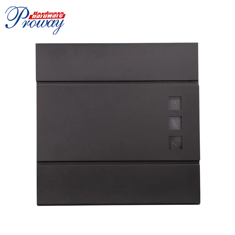 High Quality Key Locking Mailbox Post Box Residential Wall Mounted Galvanized House Mounted Letter Box/
