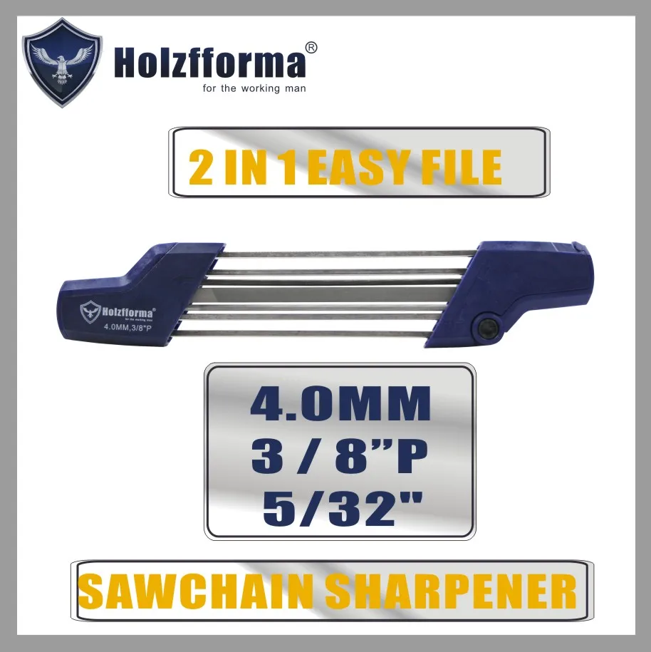 Точилка для цепной пилы Holzfforma 2 в 1 Easy File 1/4 3/8 P 5/32 4 0 мм