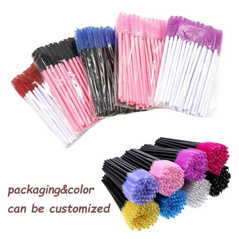 Jaunty Sky Factory Direct Sale Eyelash Brush Disposable Eyelash Extension Mascara Brush in Low Price Eyelash Brush